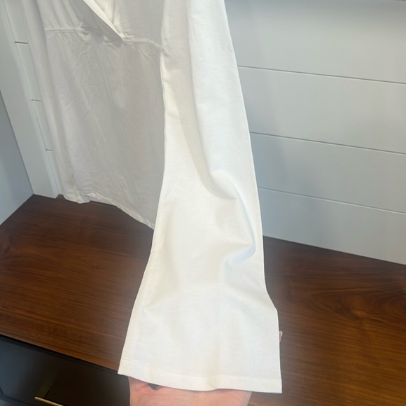 White long sleeve maternity T - Picture 5 of 5